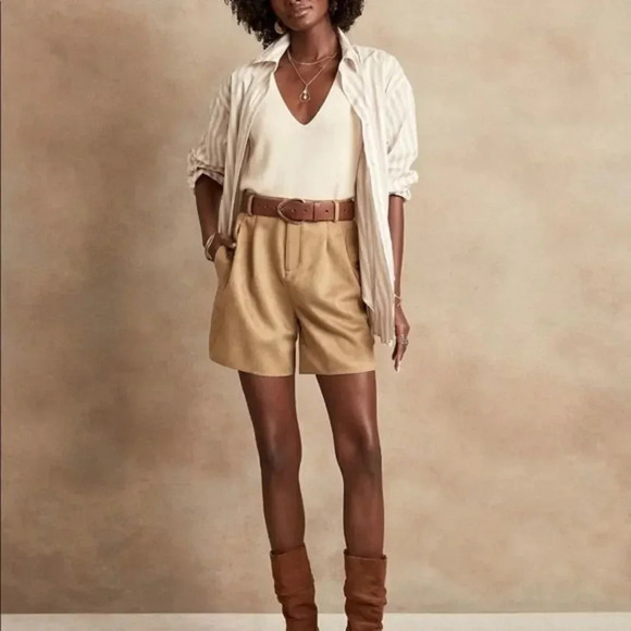 Banana Republic factory Vegan Suede Shorts - Picture 5 of 13